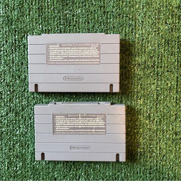 Lot of 2 Super Nintendo Video Games Vintage - Madden 94 & NBA Live 95 - Picture 2 of 3